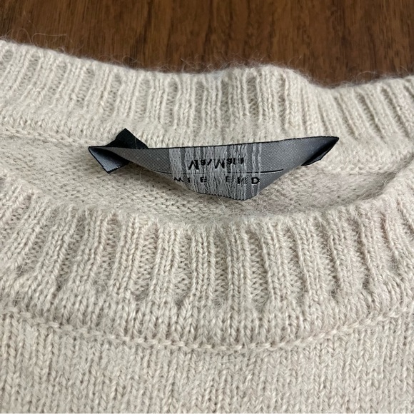 RARE MaxMara Weekend Alpaca wool Jumper Trés Bien Beige Jacquard Dog Sweater S - Picture 10 of 16